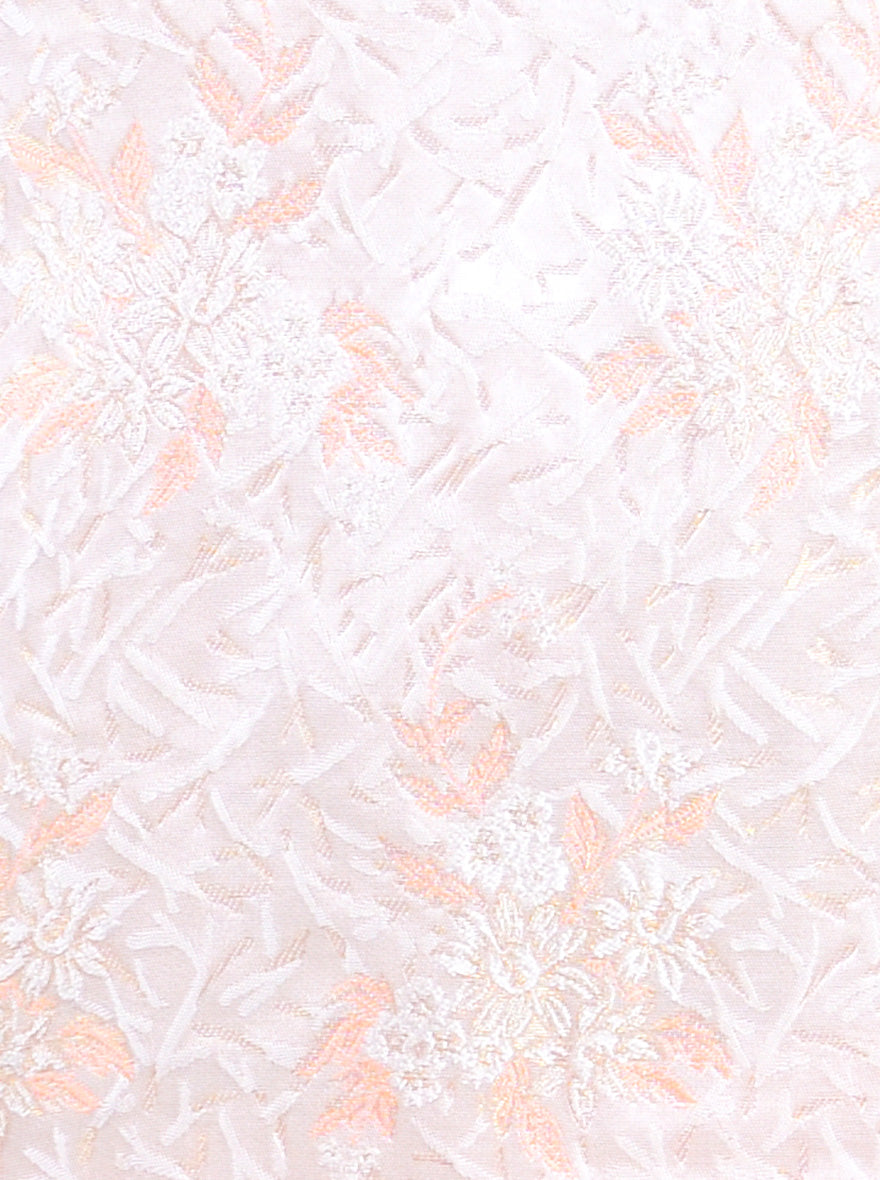 Cream & Peach Semi Indowestern | Azania