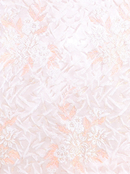 Cream & Peach Semi Indowestern | Azania