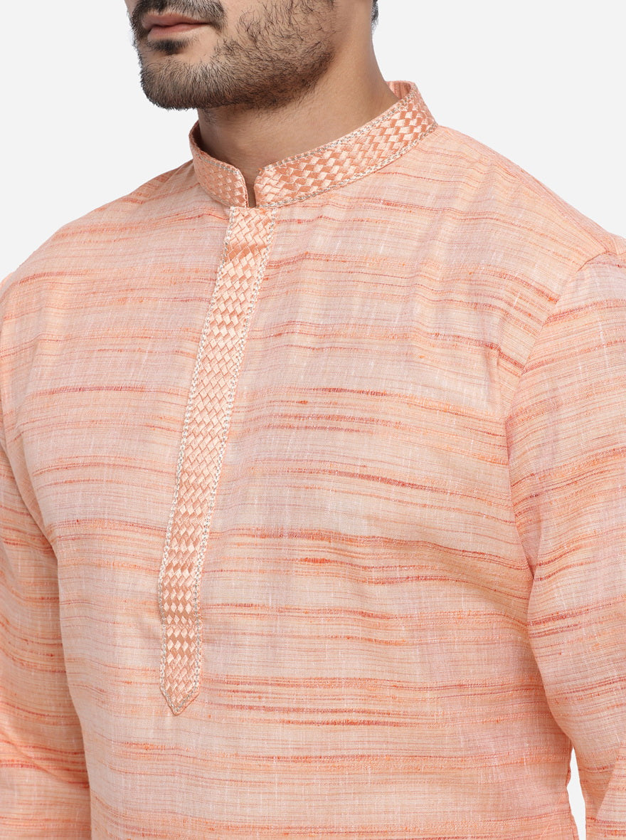 Peach Kurta Set | Azania