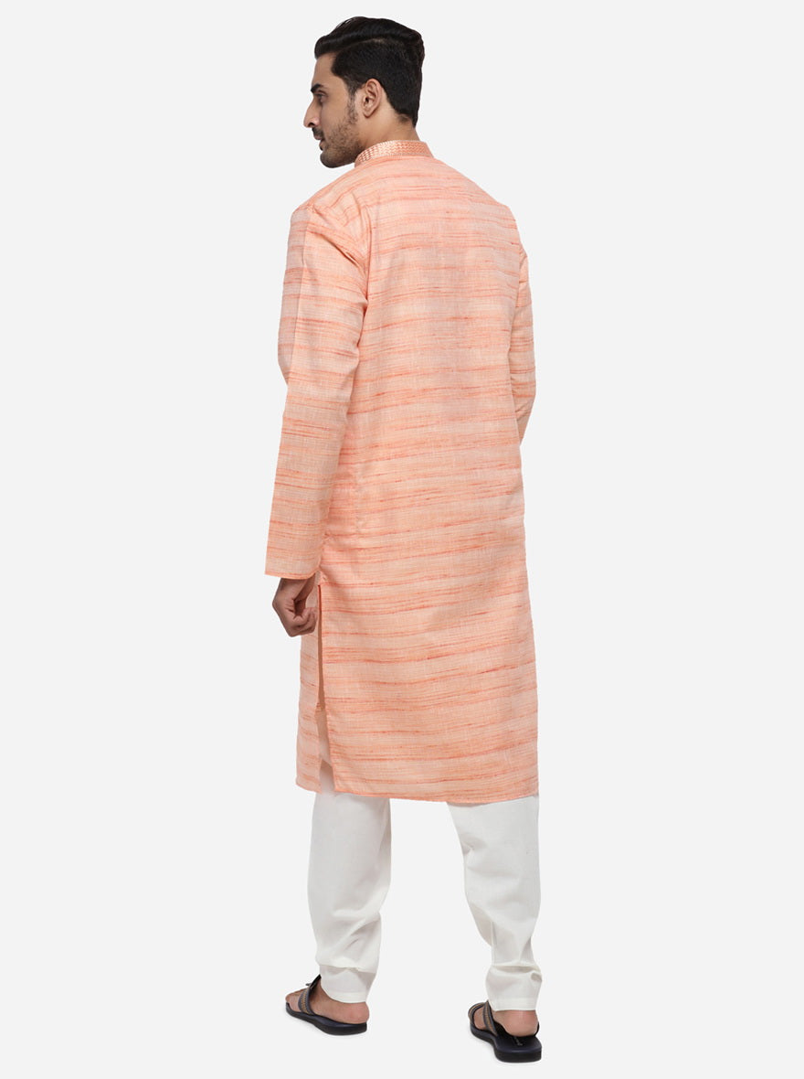 Peach Kurta Set | Azania