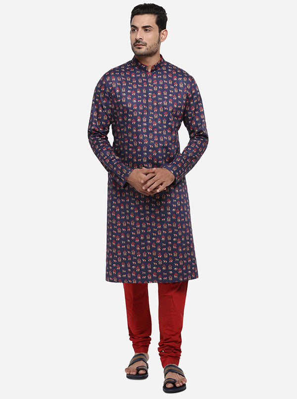 Navy Blue Kurta Set | TULA