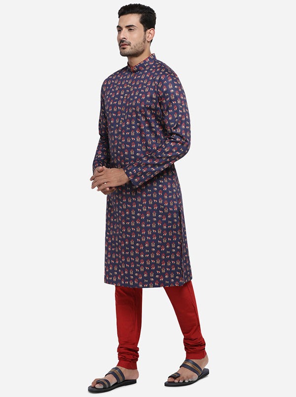 Navy Blue Kurta Set | TULA