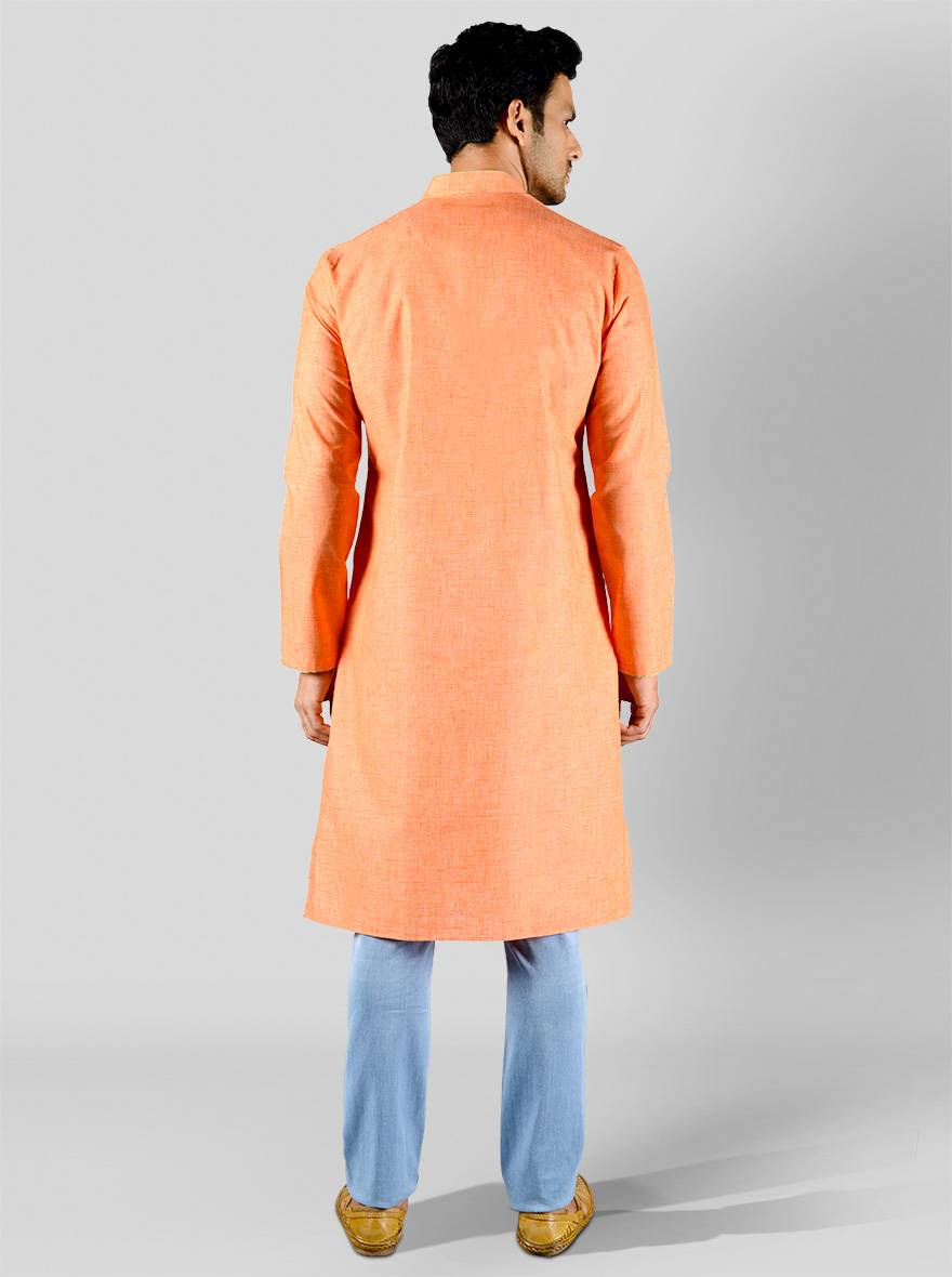 Sunset Orange Kurta | Azania