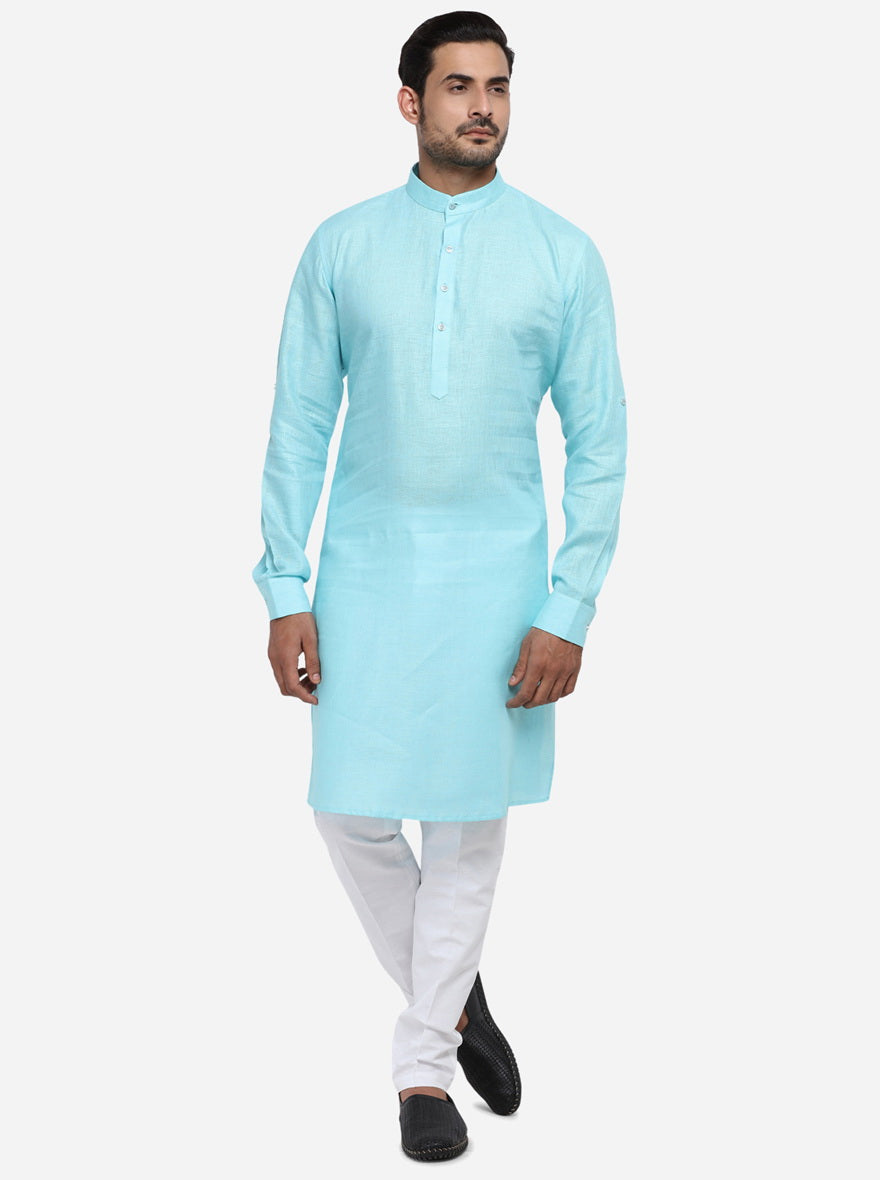 Light Blue Kurta Set | Azania