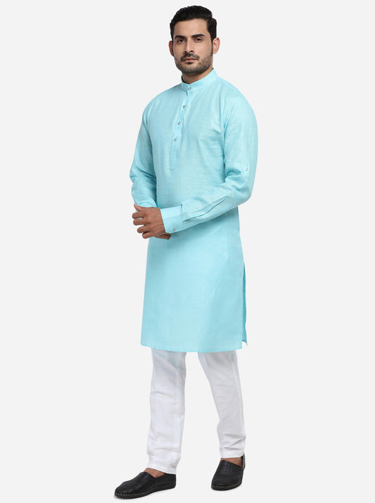 Light Blue Kurta Set | Azania