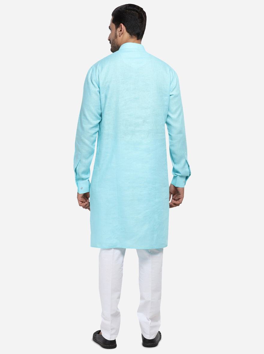 Light Blue Kurta Set | Azania