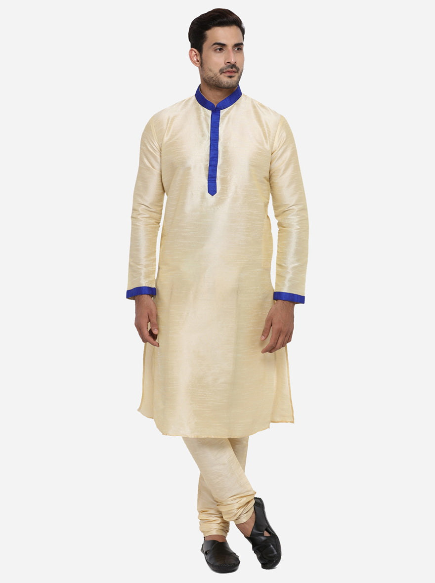 Light Golden Kurta Set | Azania