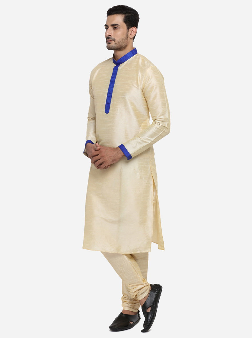 Light Golden Kurta Set | Azania