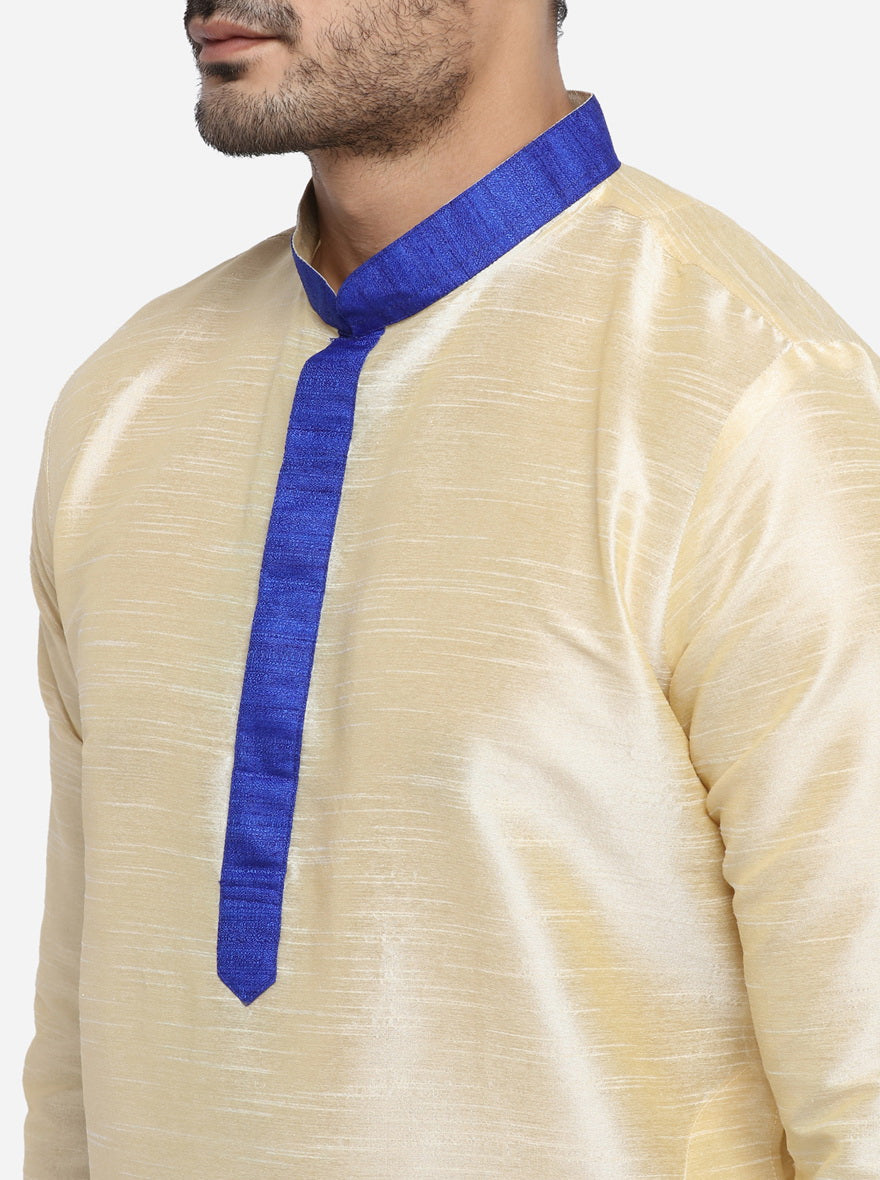 Light Golden Kurta Set | Azania