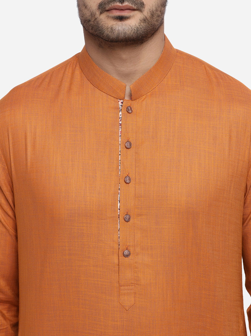 Orange Kurta | Azania