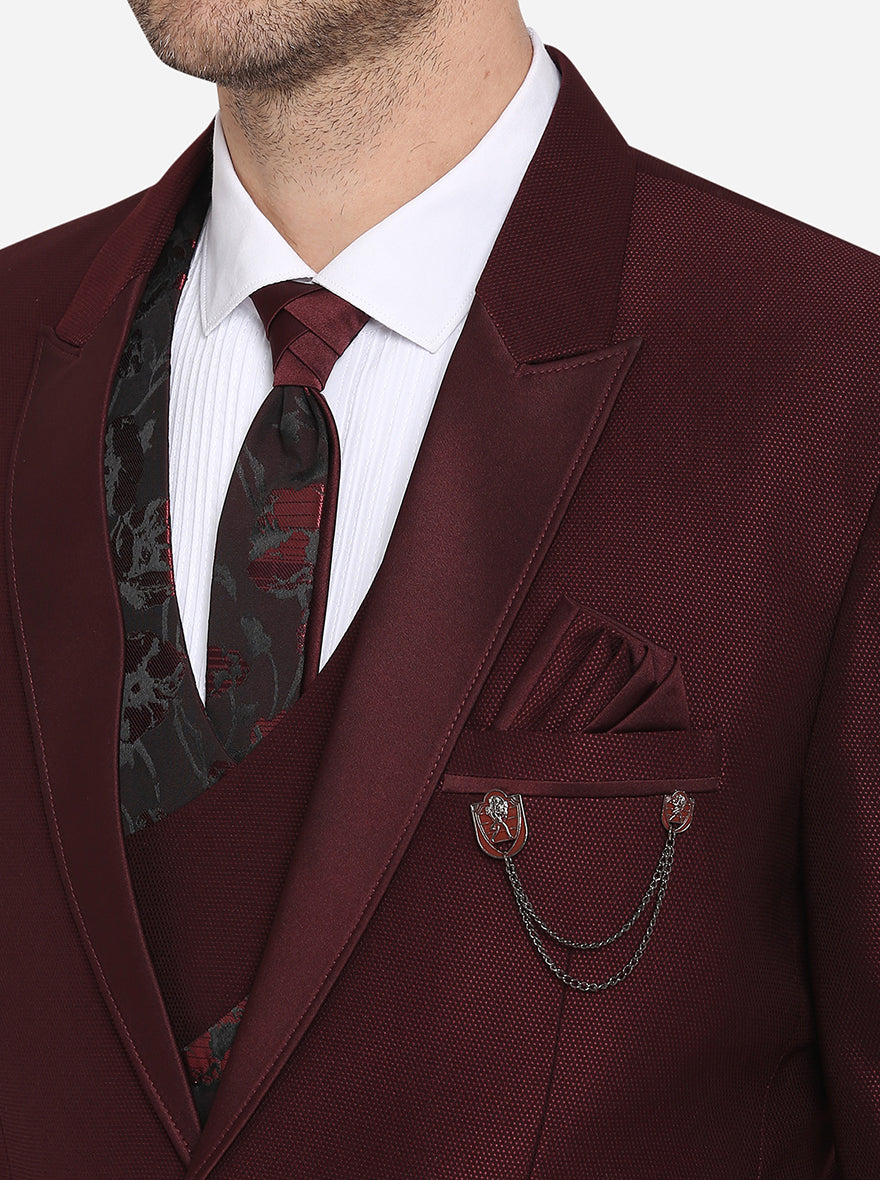 Maroon Suit | JadeBlue