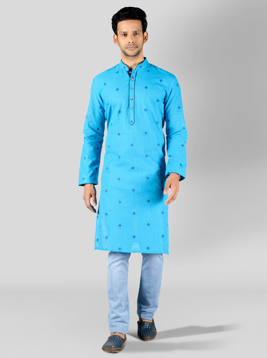 Bright Blue Kurta | Azania