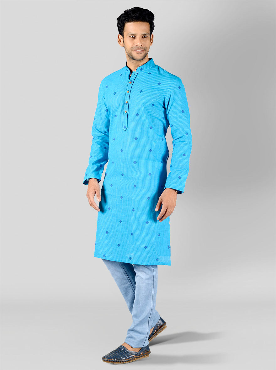 Bright Blue Kurta | Azania