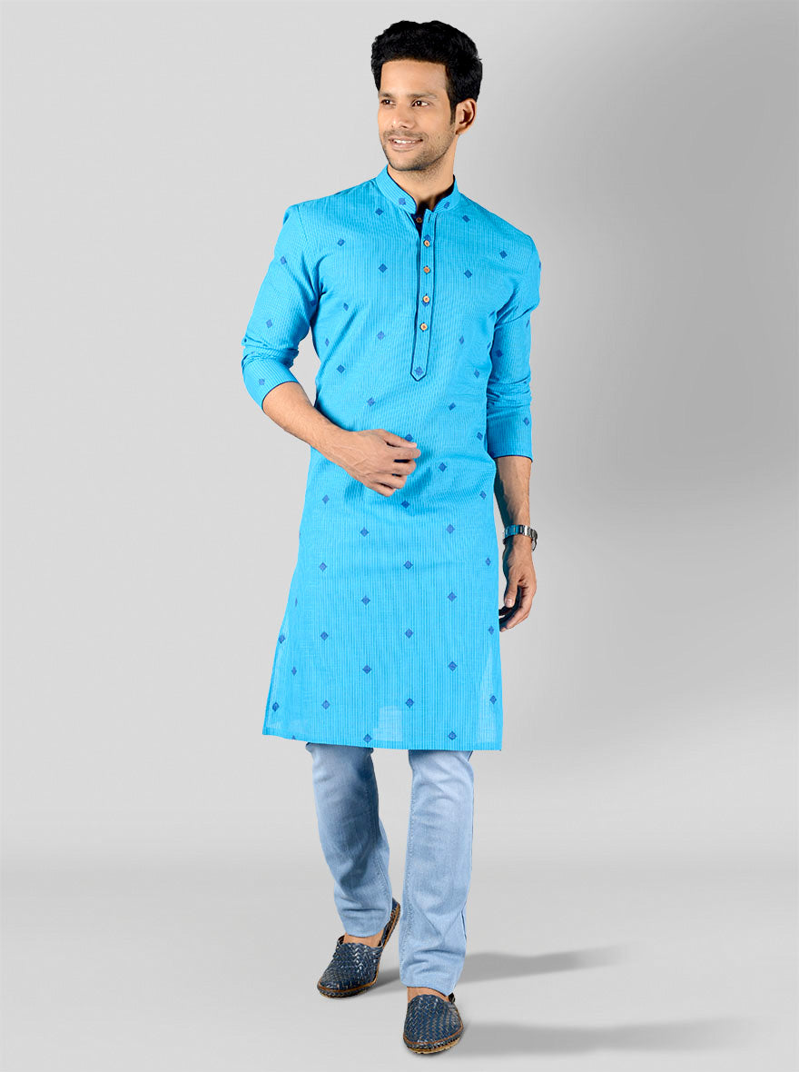 Bright Blue Kurta | Azania