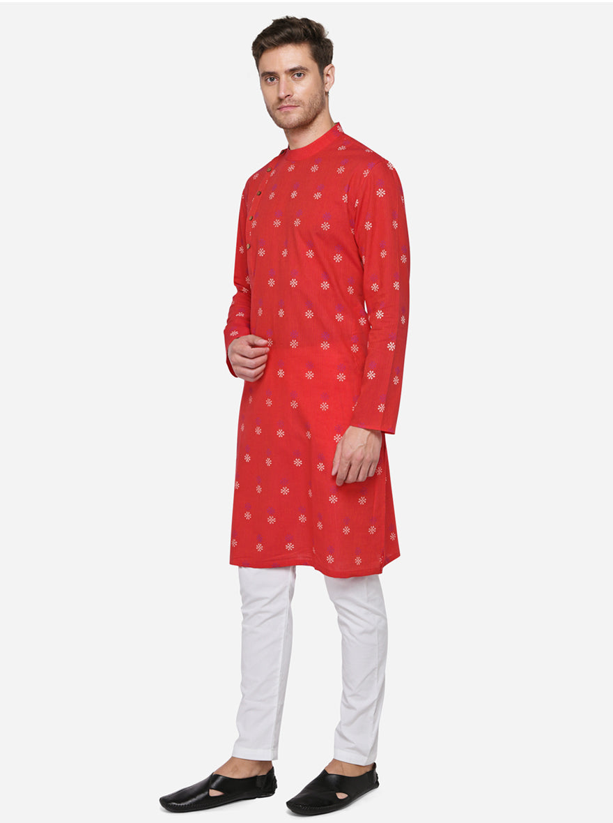 Pink Orange Kurta | Azania