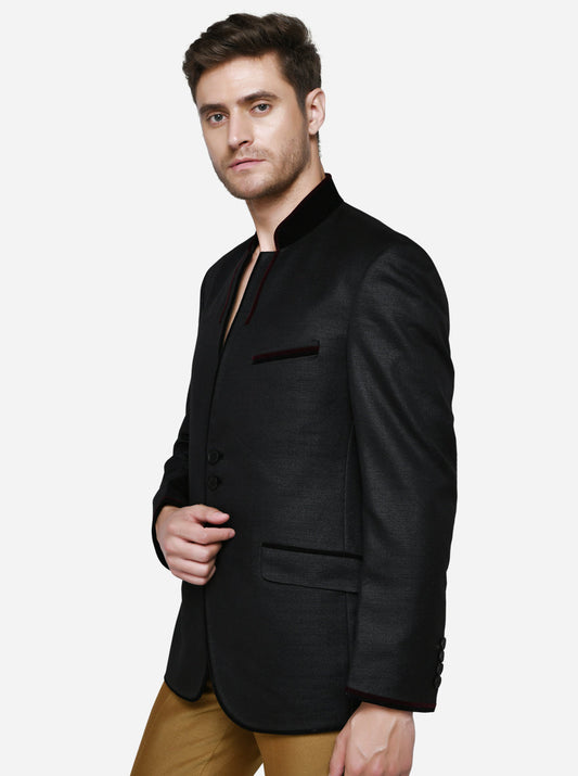 Black Jodhpuri Suit | JadeBlue