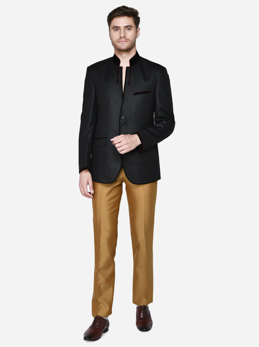 Black Jodhpuri Suit | JadeBlue