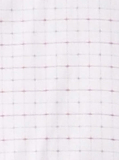 White & Red Checked Slim Fit Formal Shirt | JadeBlue