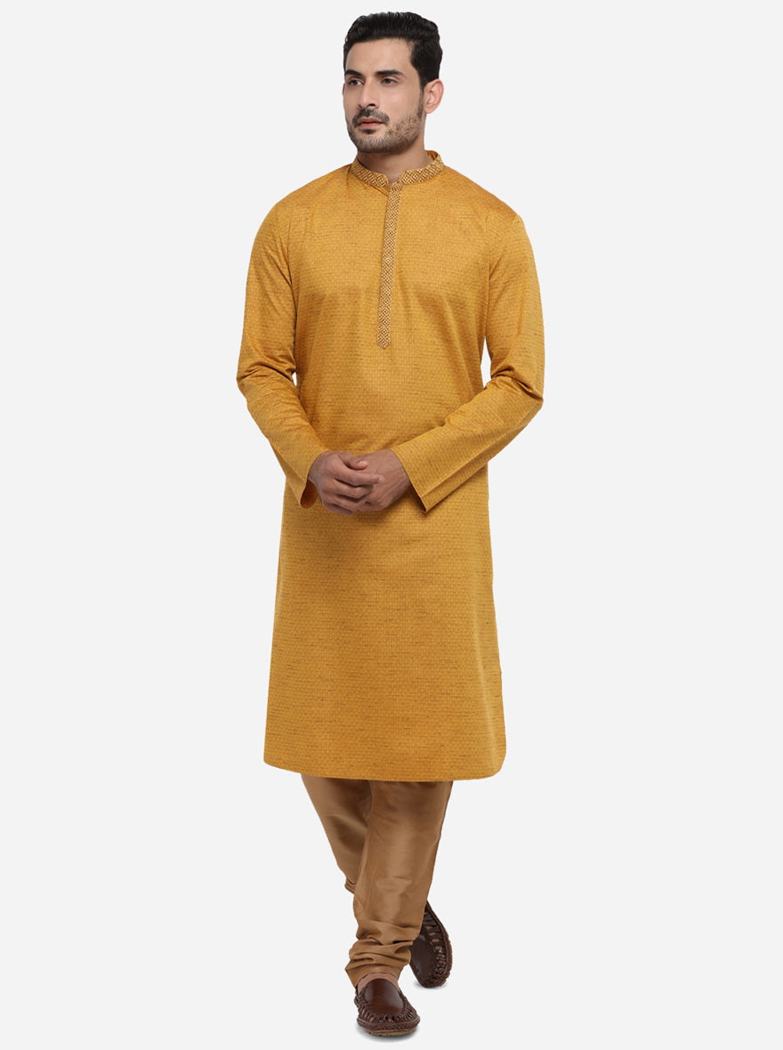 Mustard Yellow Kurta Set | Azania