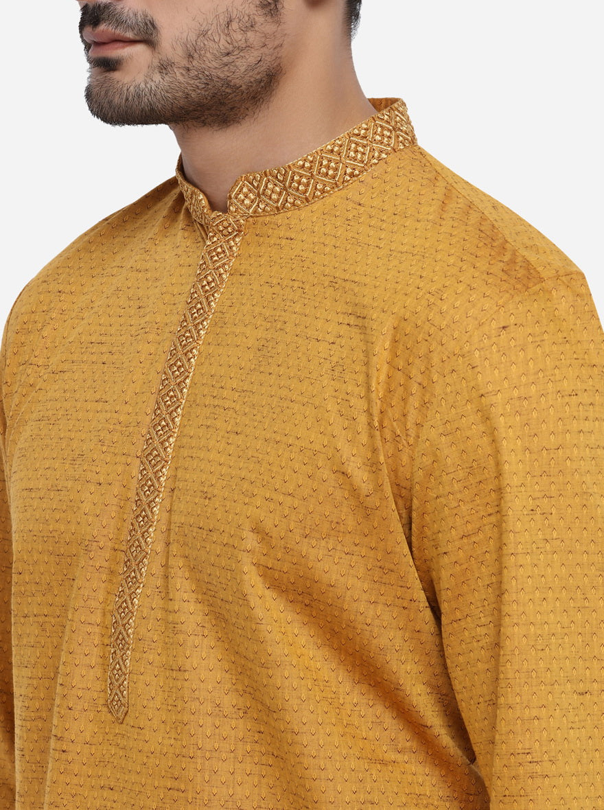 Mustard Yellow Kurta Set | Azania