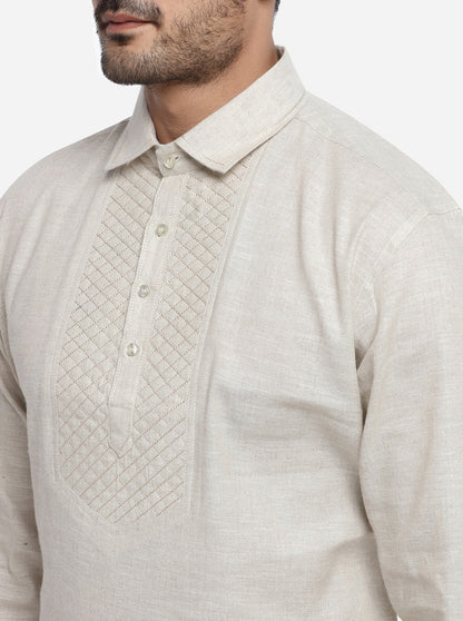 Light Beige Pathani | Azania