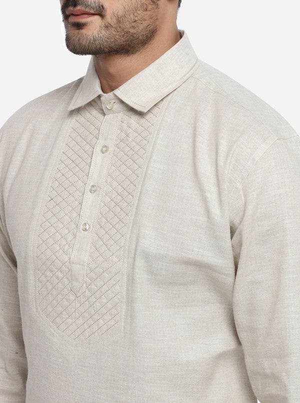 Light Beige Pathani | Azania