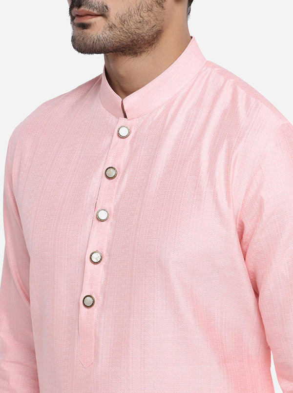 Light Pink Kurta Set | TULA