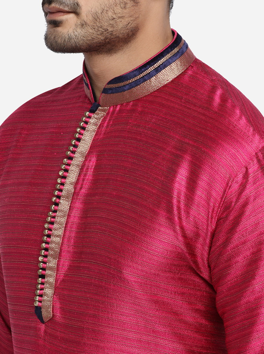 Bright Pink Kurta Set | Azania