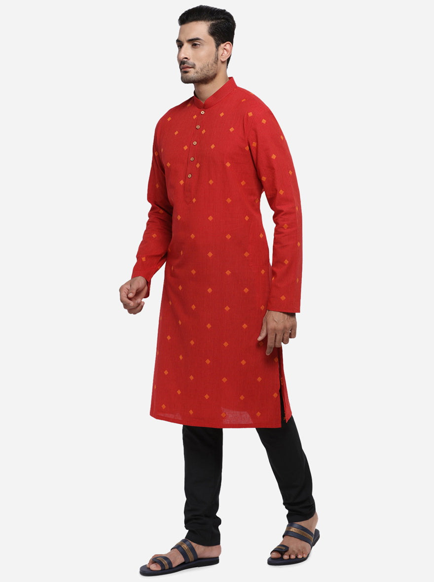 Red Kurta | Azania