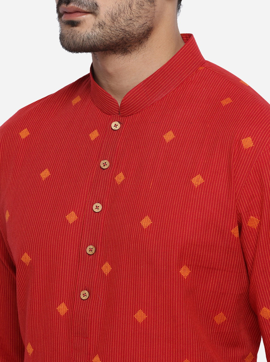 Red Kurta | Azania