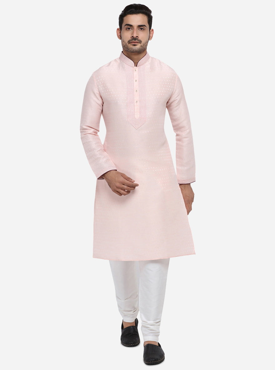 Pastel Pink Kurta Set | Azania