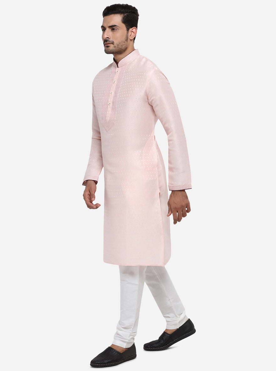 Pastel Pink Kurta Set | Azania