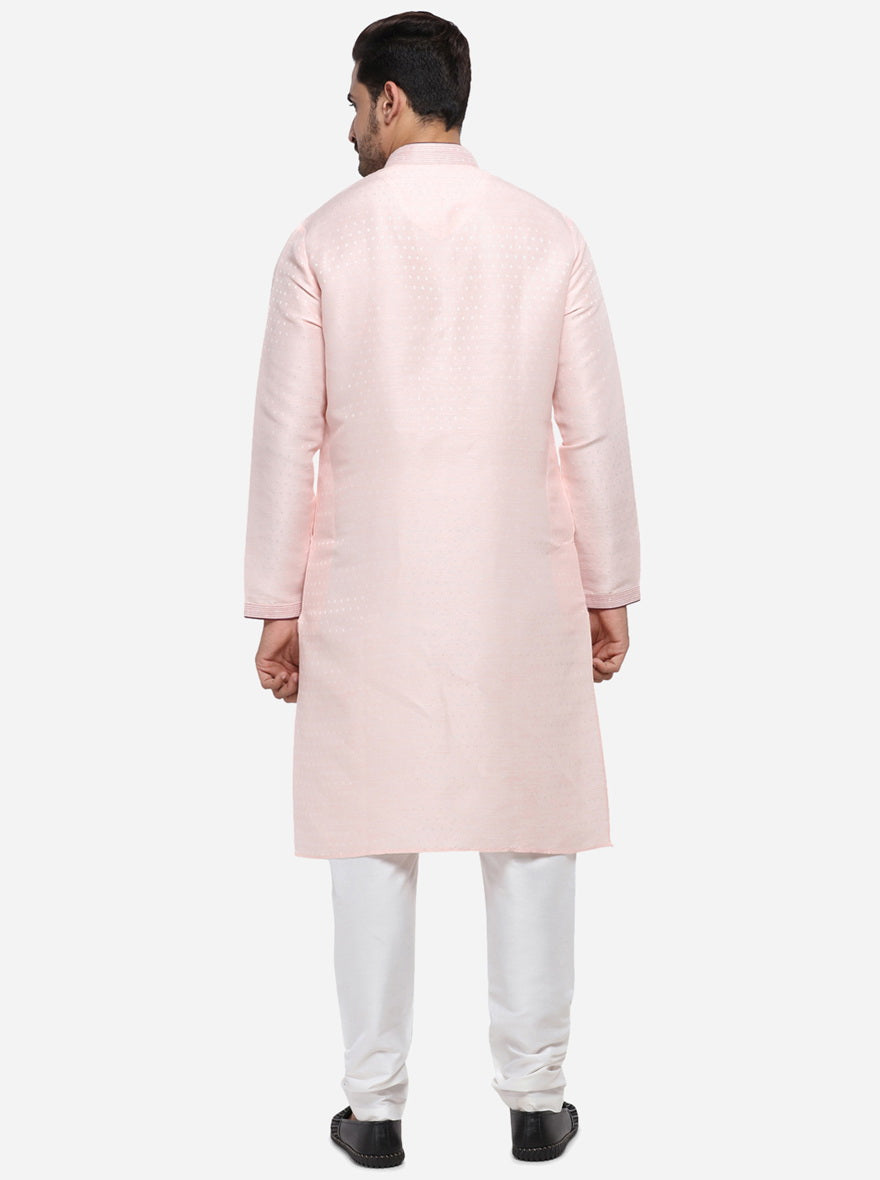 Pastel Pink Kurta Set | Azania