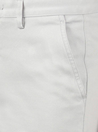 Smoke Grey Solid Slim Fit Casual Trouser | JB Sport