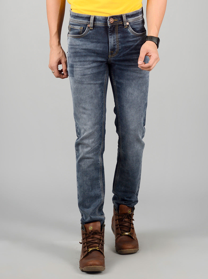 Flint Stone Washed Slim Fit Jeans | JB Sport