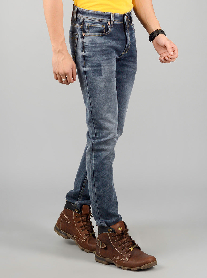 Flint Stone Washed Slim Fit Jeans | JB Sport