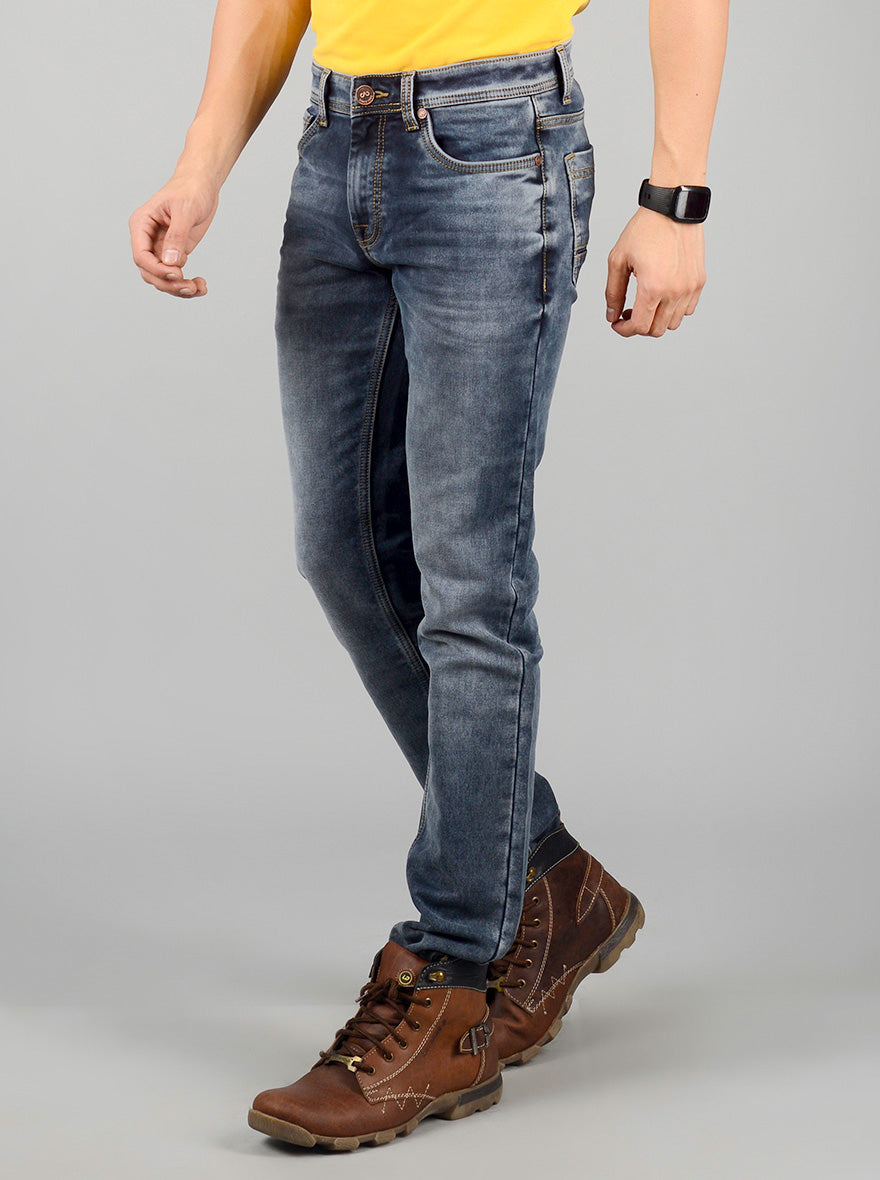 Flint Stone Washed Slim Fit Jeans | JB Sport