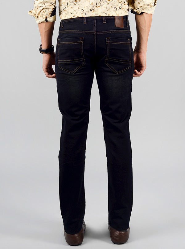 Phantom Black Solid Slim Fit Jeans | JB Sport