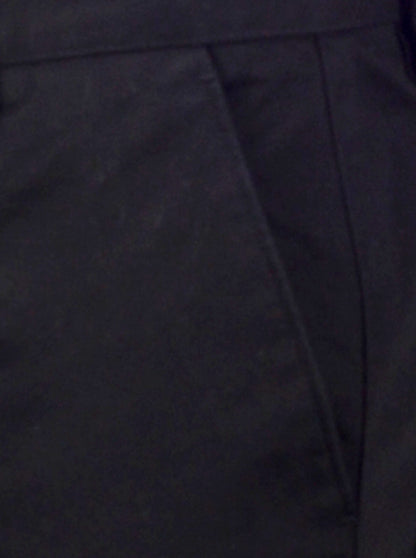 Black Solid Slim Fit Casual Trouser | JB Sport