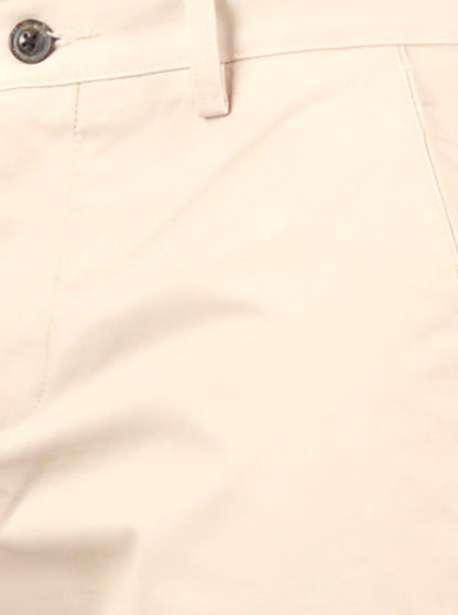 Beige Solid Slim Fit Casual Trouser | JB Sport