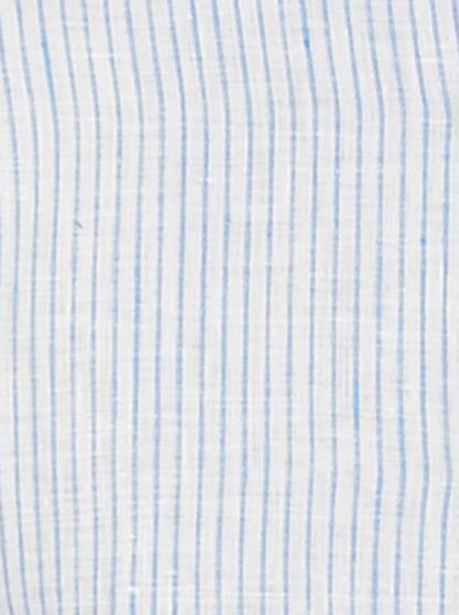 Light Blue Striped Regular Fit Formal Shirt | JadeBlue