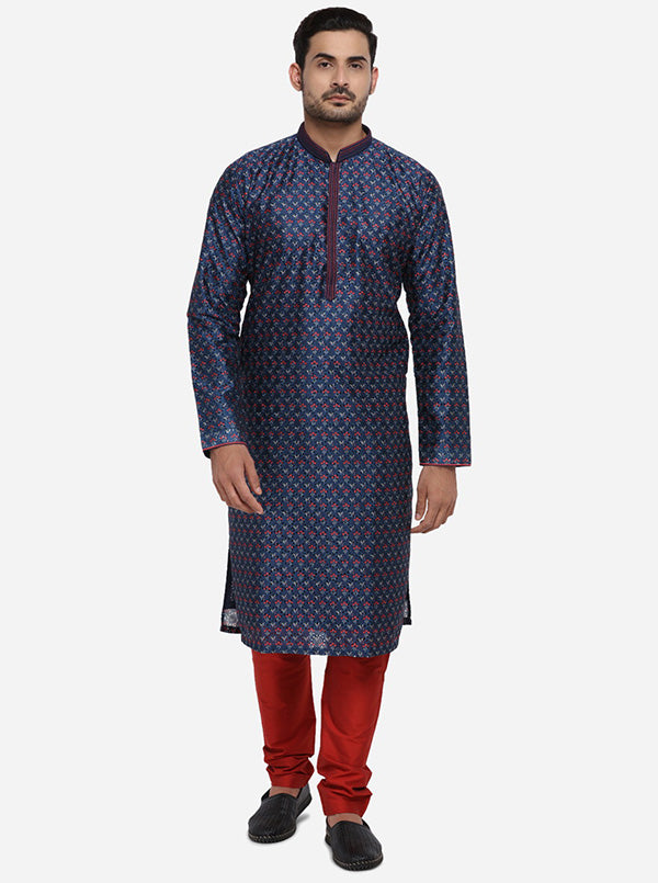 Navy Blue Kurta Set | TULA