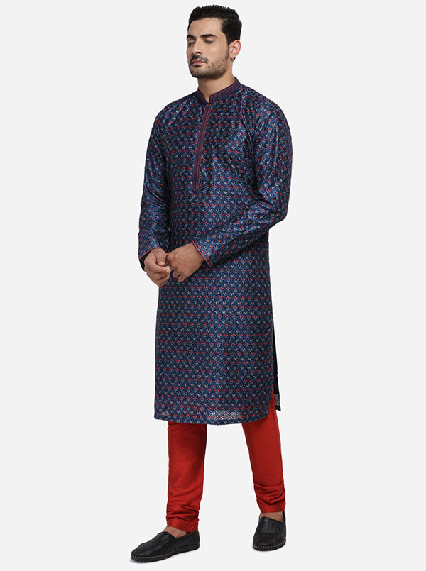 Navy Blue Kurta Set | TULA