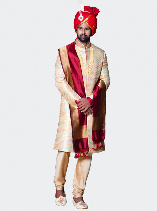 Golden Sherwani