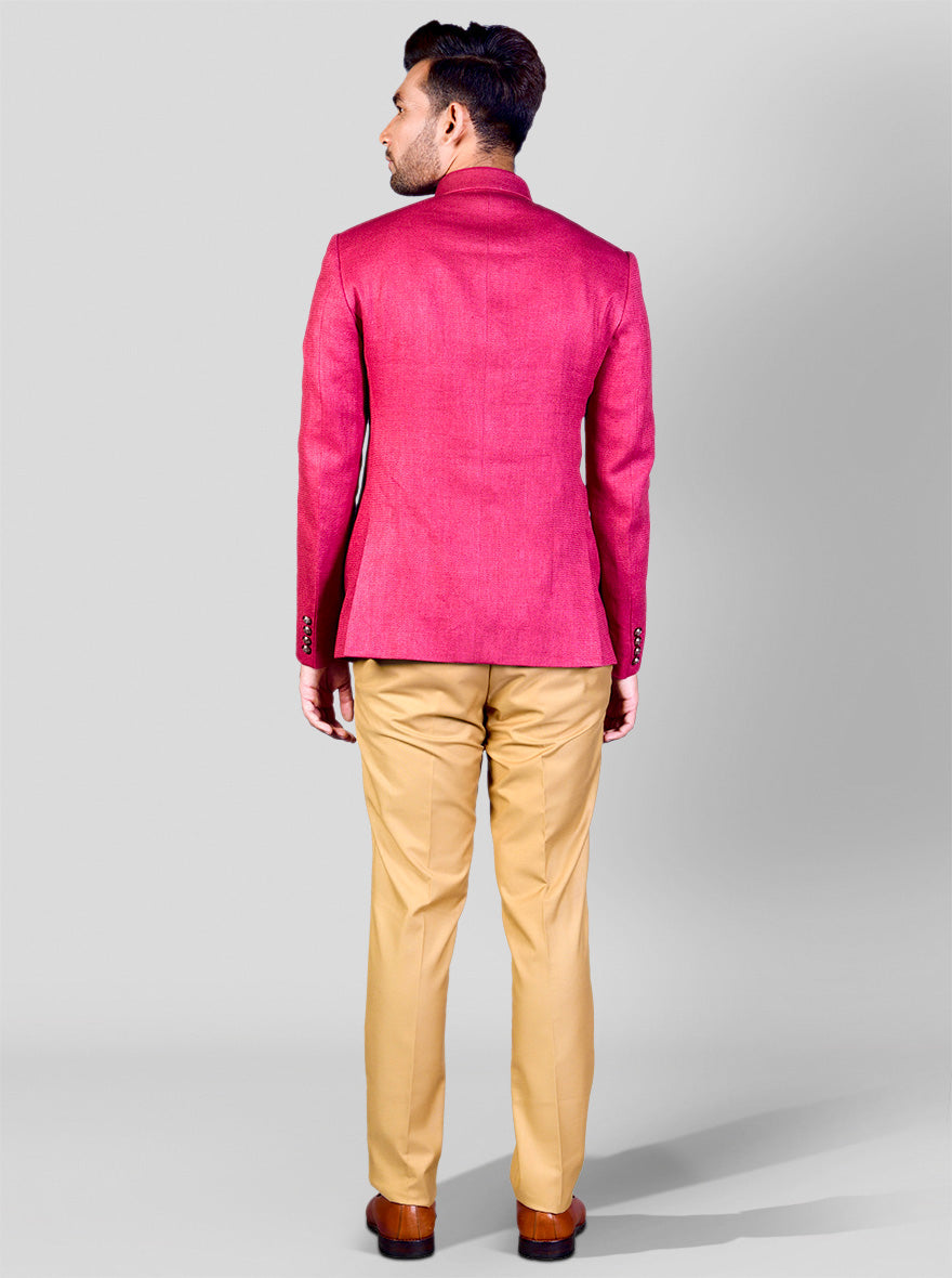 Wine Jodhpuri Suit | JadeBlue