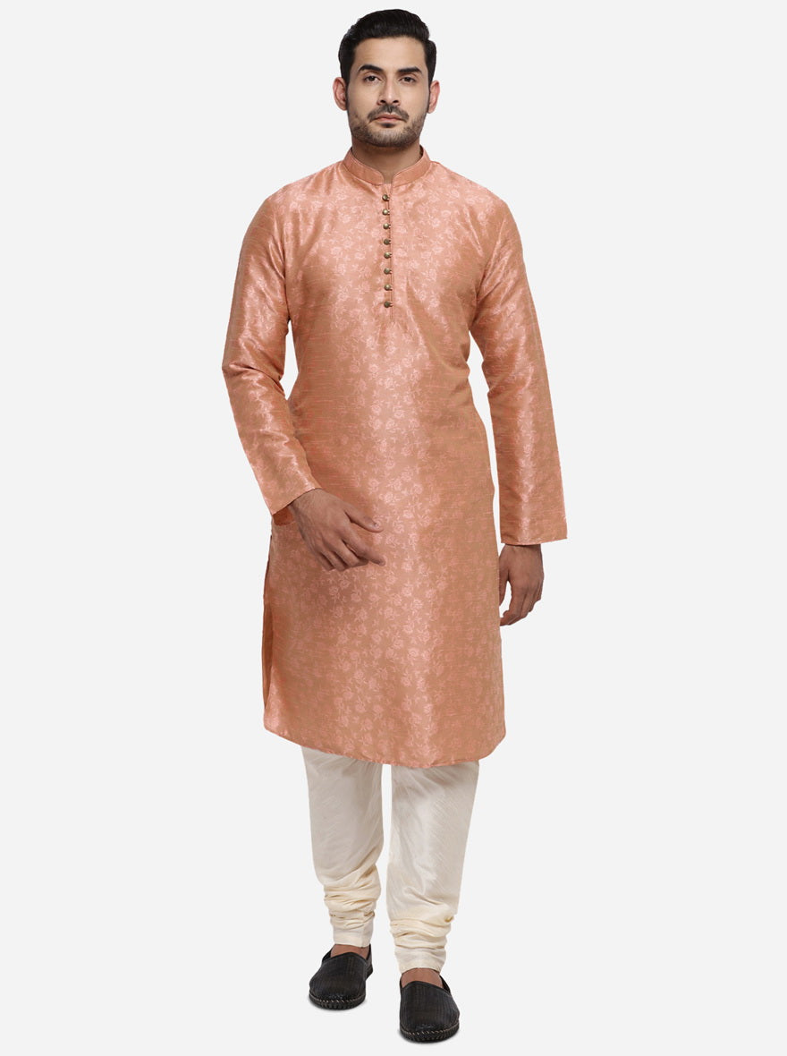 Peach Kurta Set | Azania