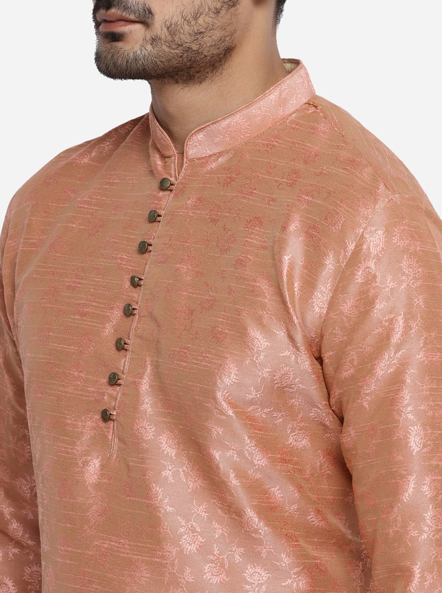 Peach Kurta Set | Azania