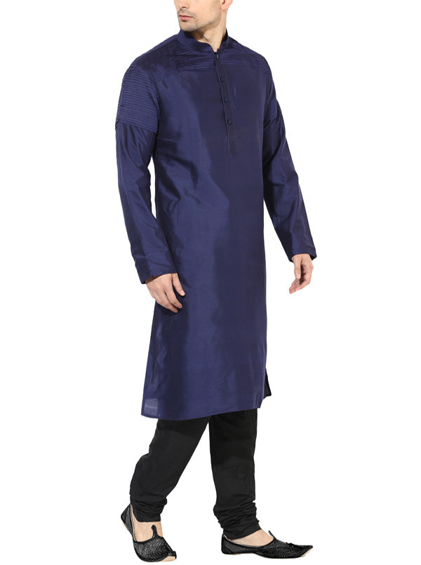 Navy Blue Kurta Set