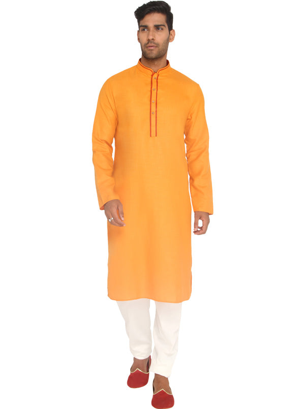 Orange Kurta Set