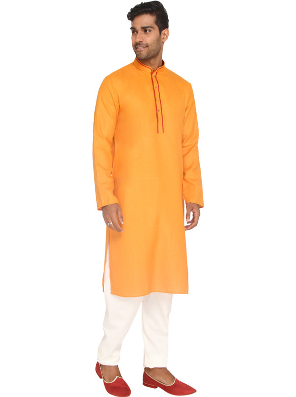 Orange Kurta Set